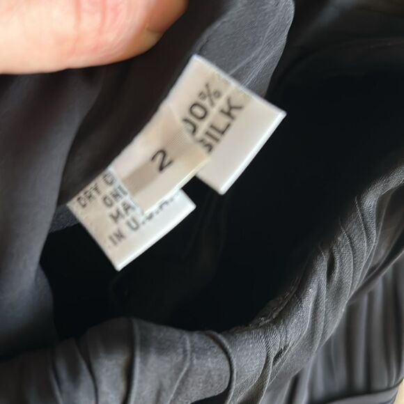 LIKE NEW ASSAR NEW YORK 100% SILK COCKTAIL DRESS SIZE 2 - Picture 7 of 7